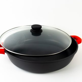 Caçarola Baixa c/pegas - 9,50l - Anti-Aderente - 36 cm